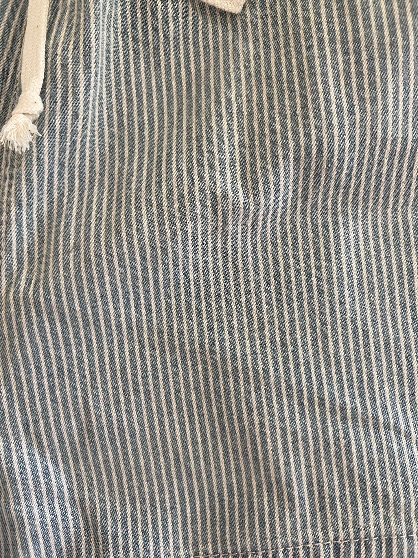 Miners Striped Denim Shorts