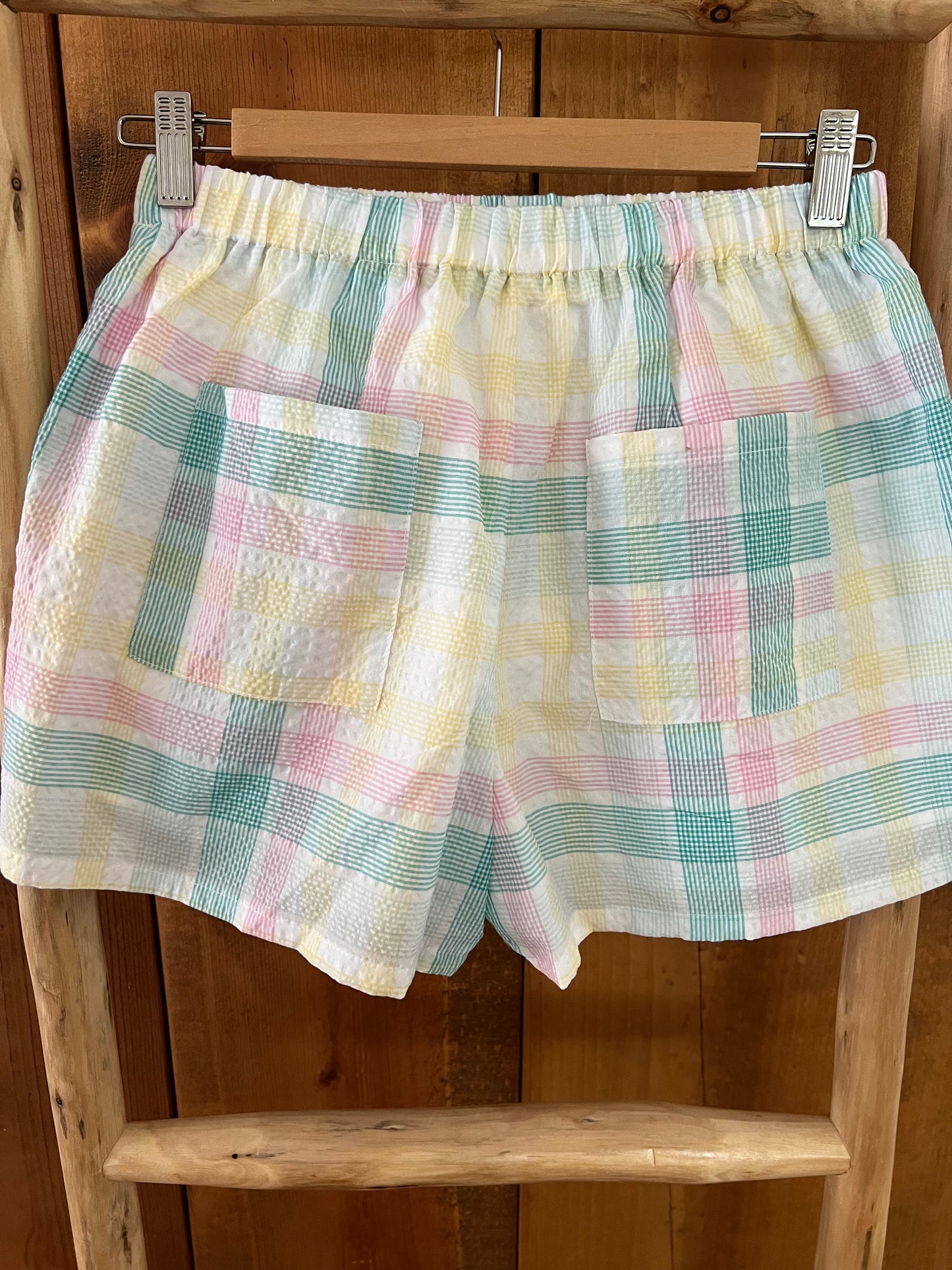 Pastel Plaid Shorts