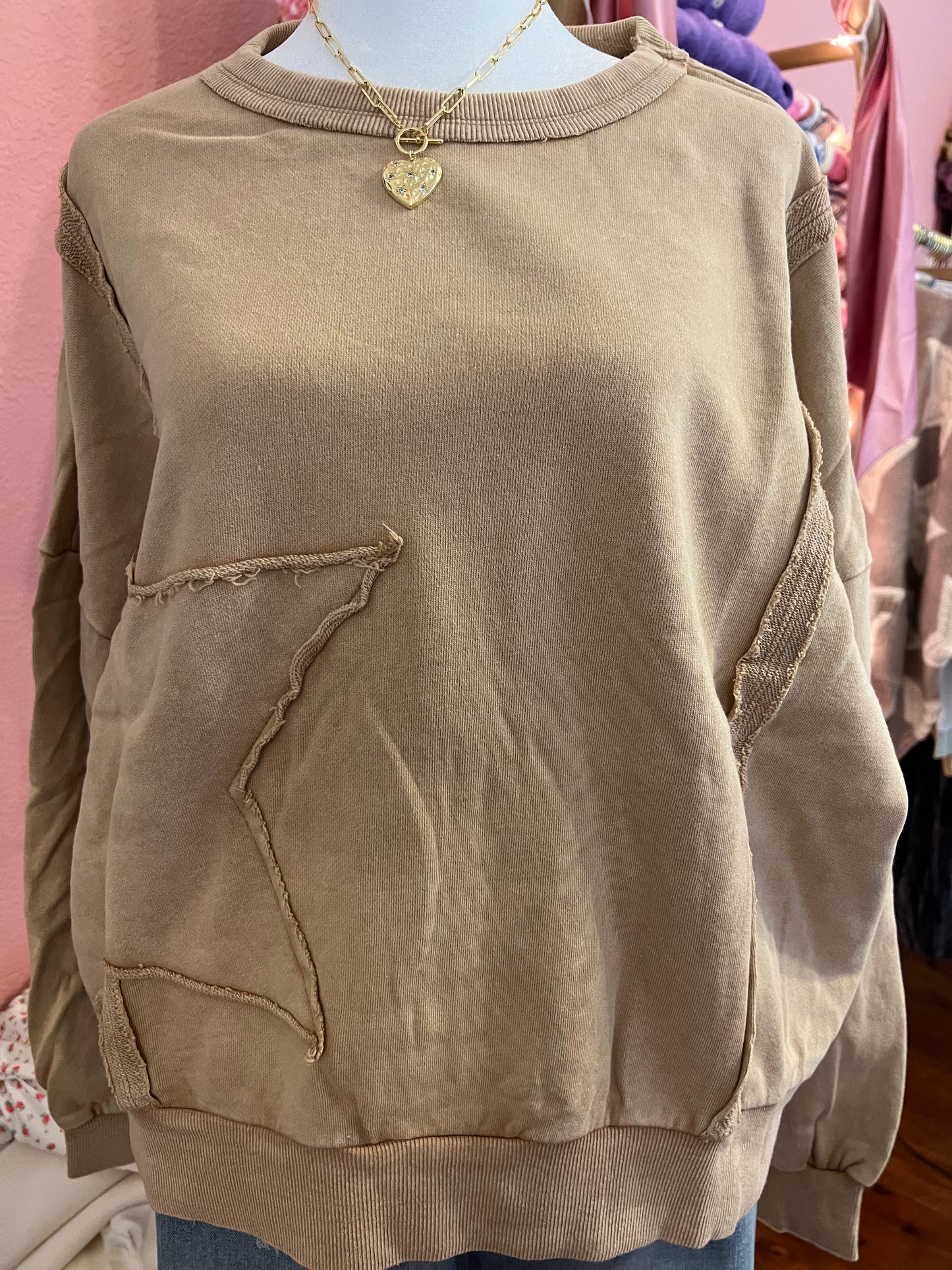 Big Star Terry Knit Pullover - Final Sale