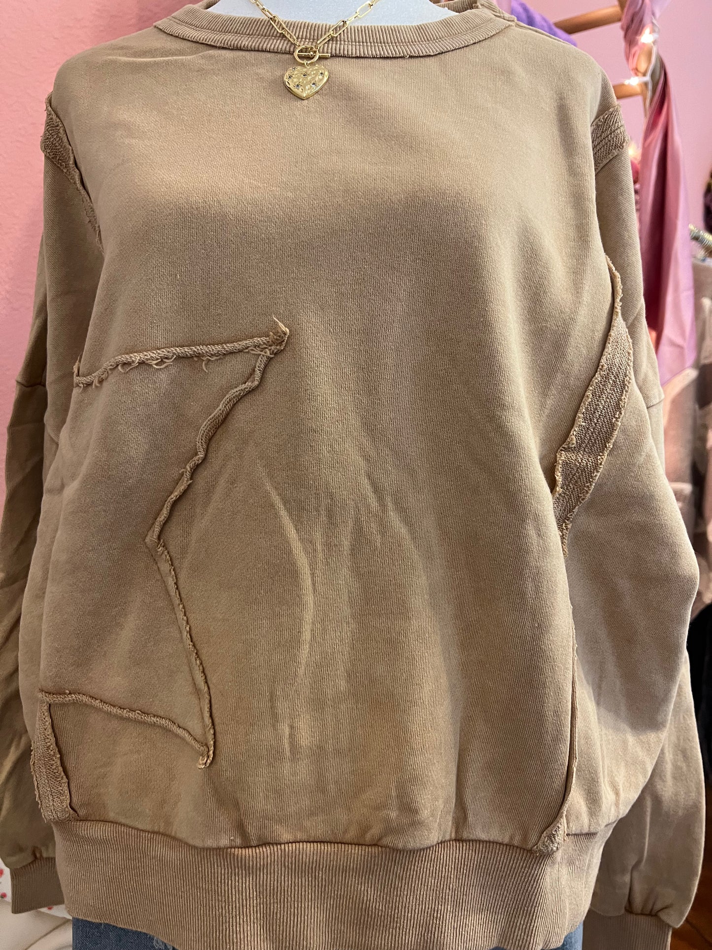 Big Star Terry Knit Pullover - Final Sale