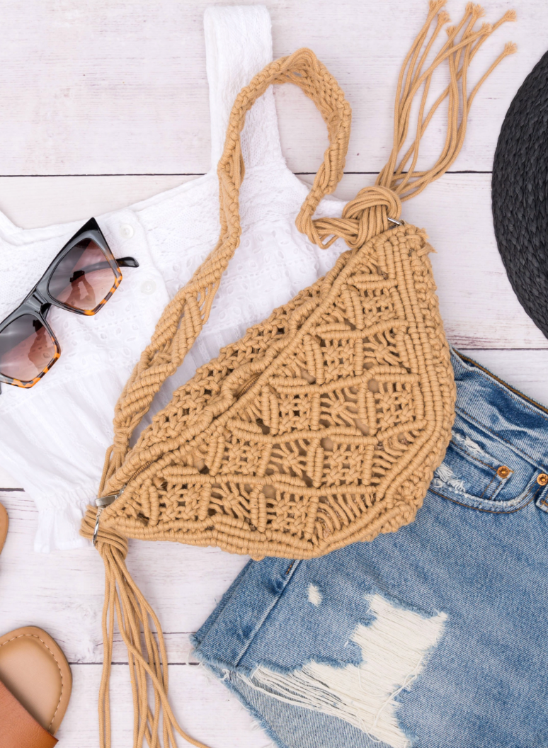 Macrame Sling Bag - FINAL SALE