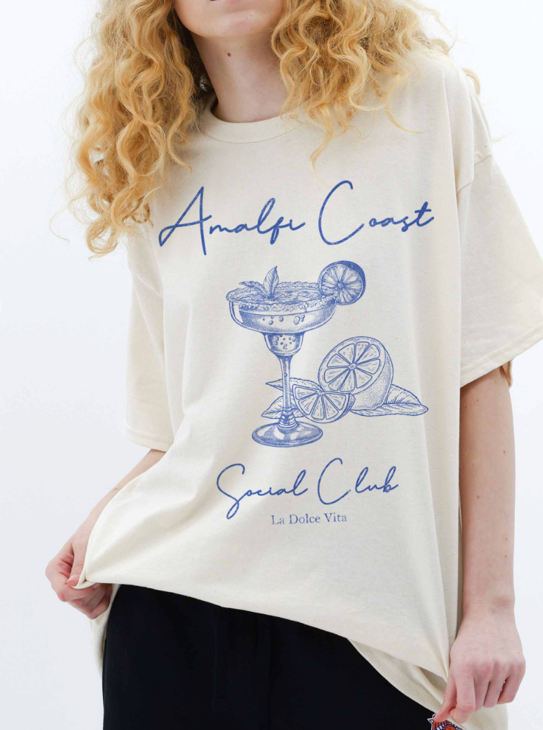 Amalfi Social Club T-Shirt - Final Sale