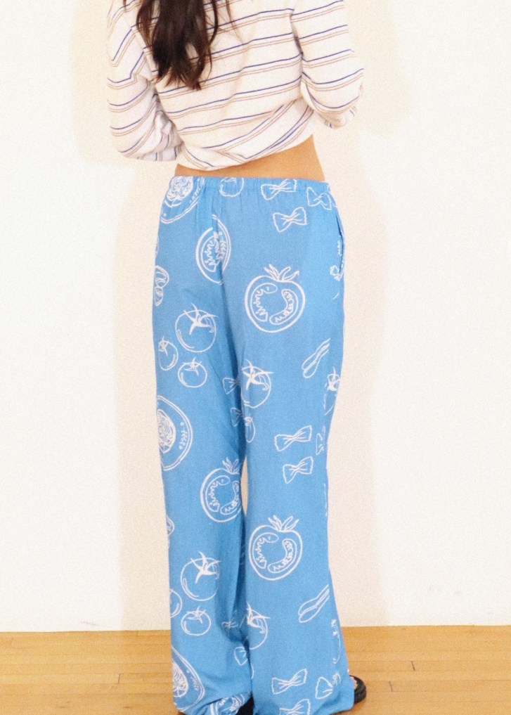 Date Night Foodie Print Lounge Pant - FINAL SALE
