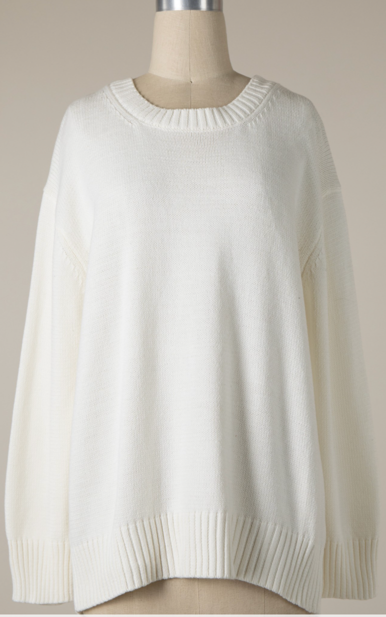 Sweet Nothings Oversized Sweater - Ivory