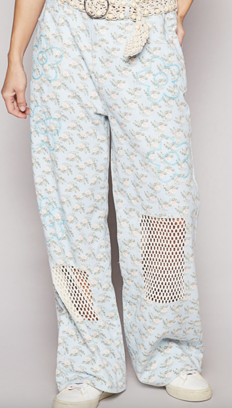 Too Cute Floral Pants