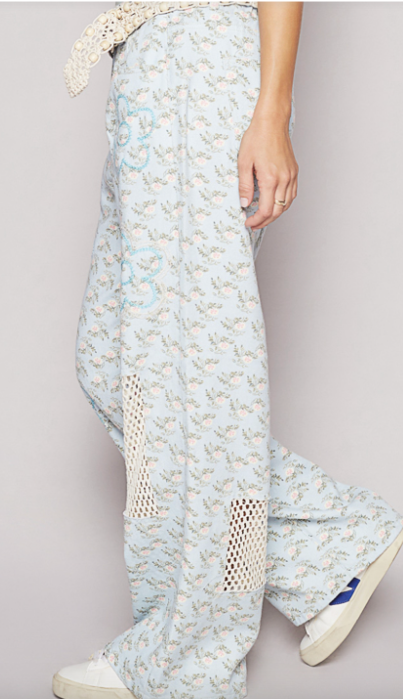 Too Cute Floral Pants