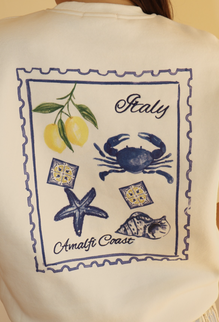 Post Cards From Italy Sweatshirt - FINAL SALE