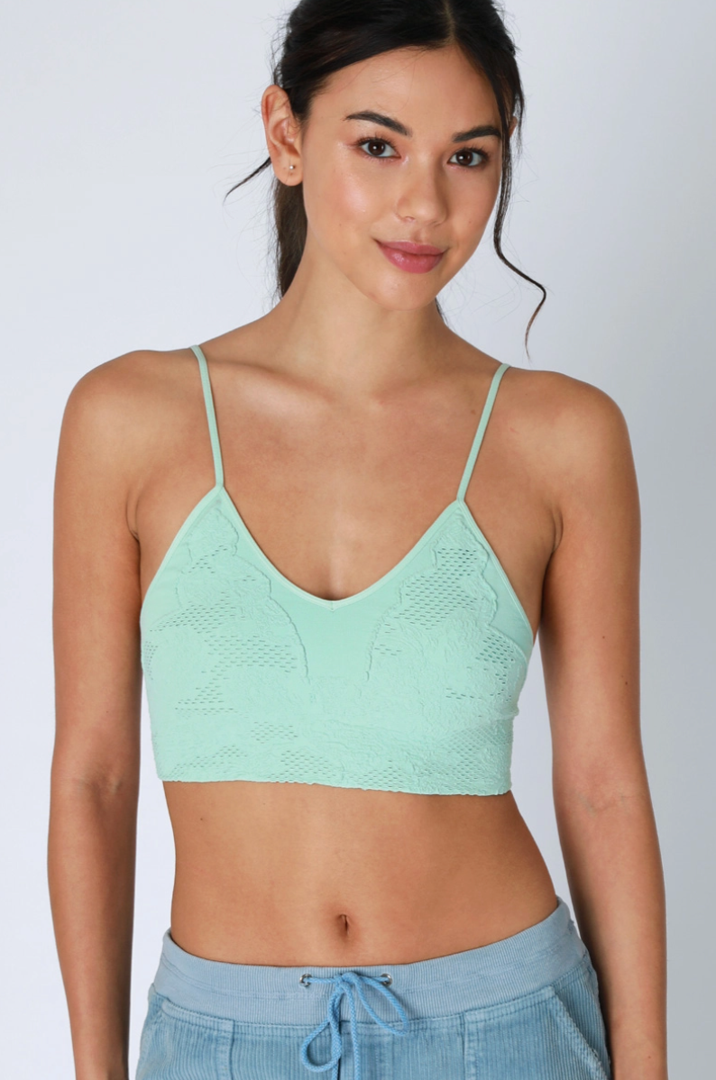 Summers Best Bralette - Island Aqua