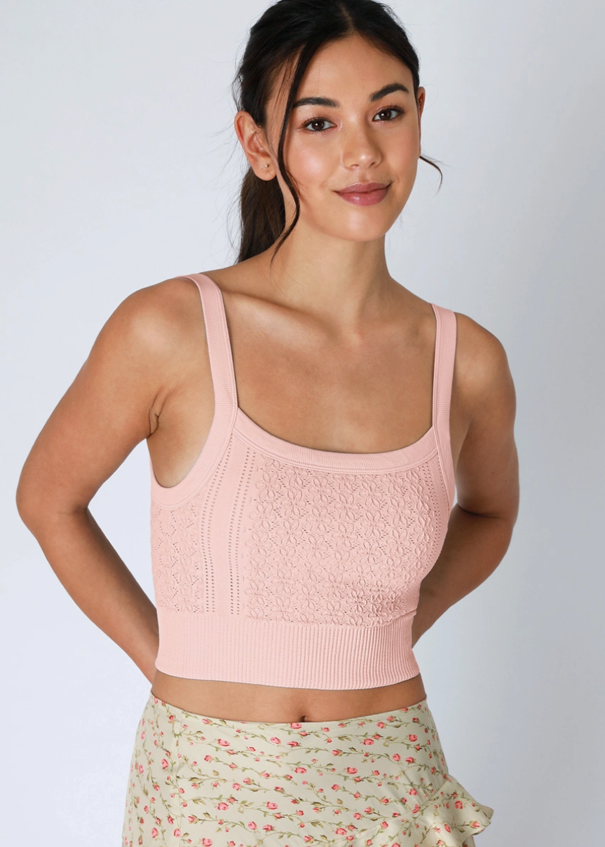 Summer Fun Bralette - Peachy Pink