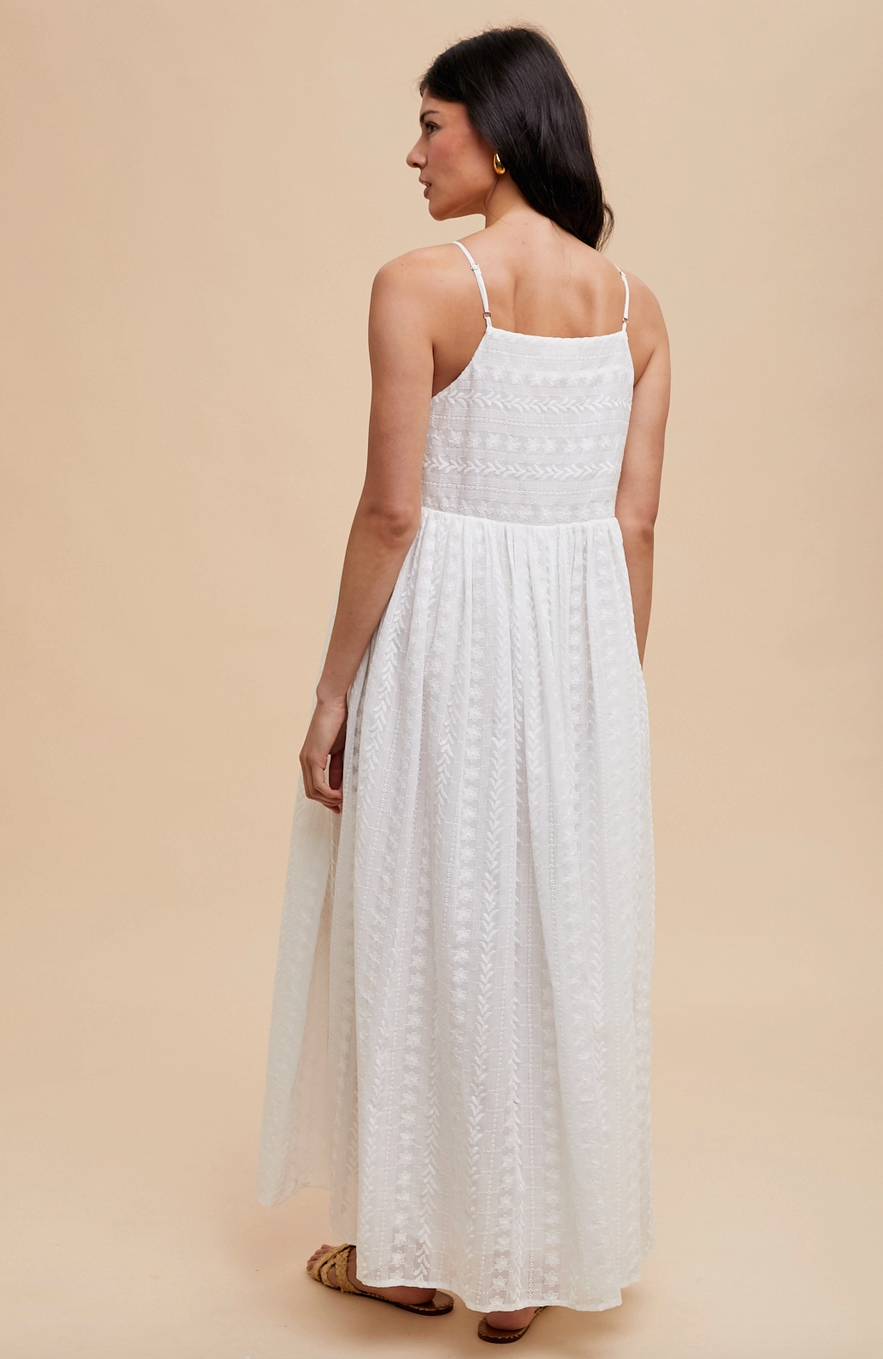 Capri Days Embroidered Maxi Dress - FINAL SALE