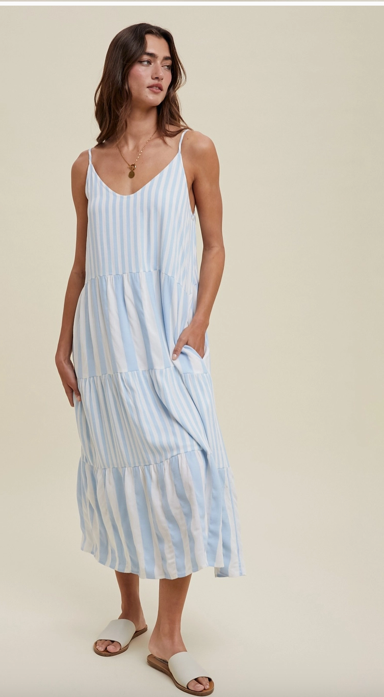 Boho Breeze Midi Dress