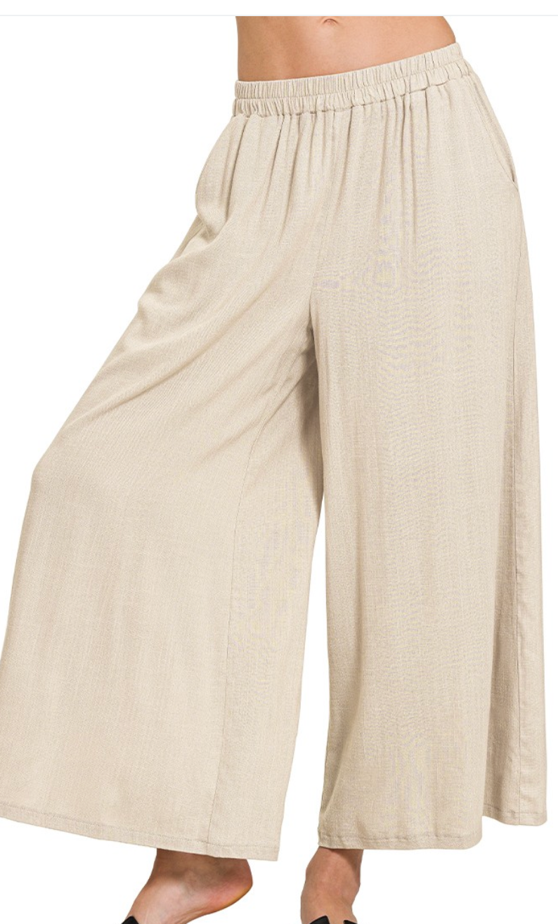 Effortless Woven Pant - Khaki