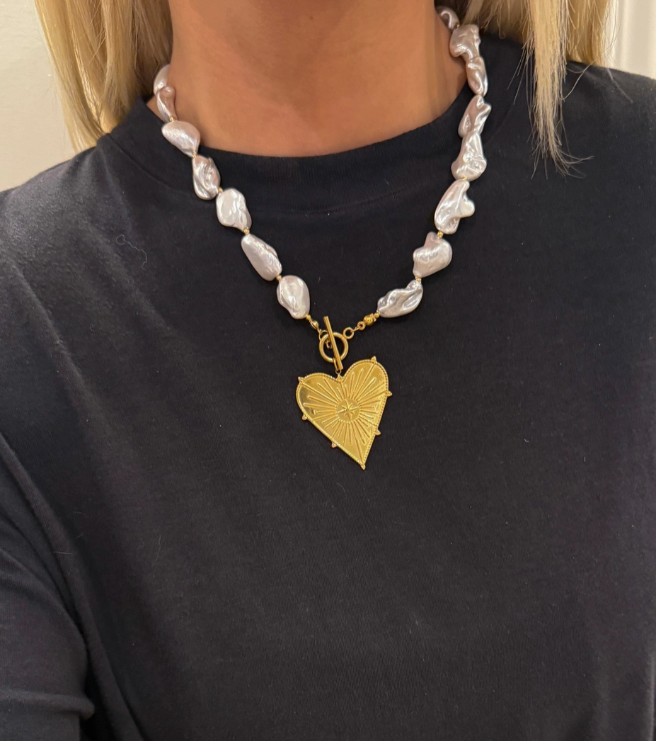 All My Heart Fresh Water Pearl Necklace
