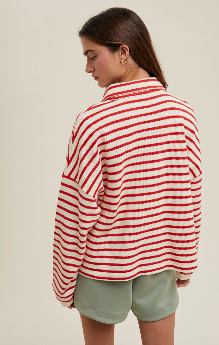 Nautical & Nice Striped Button-up Shirt
