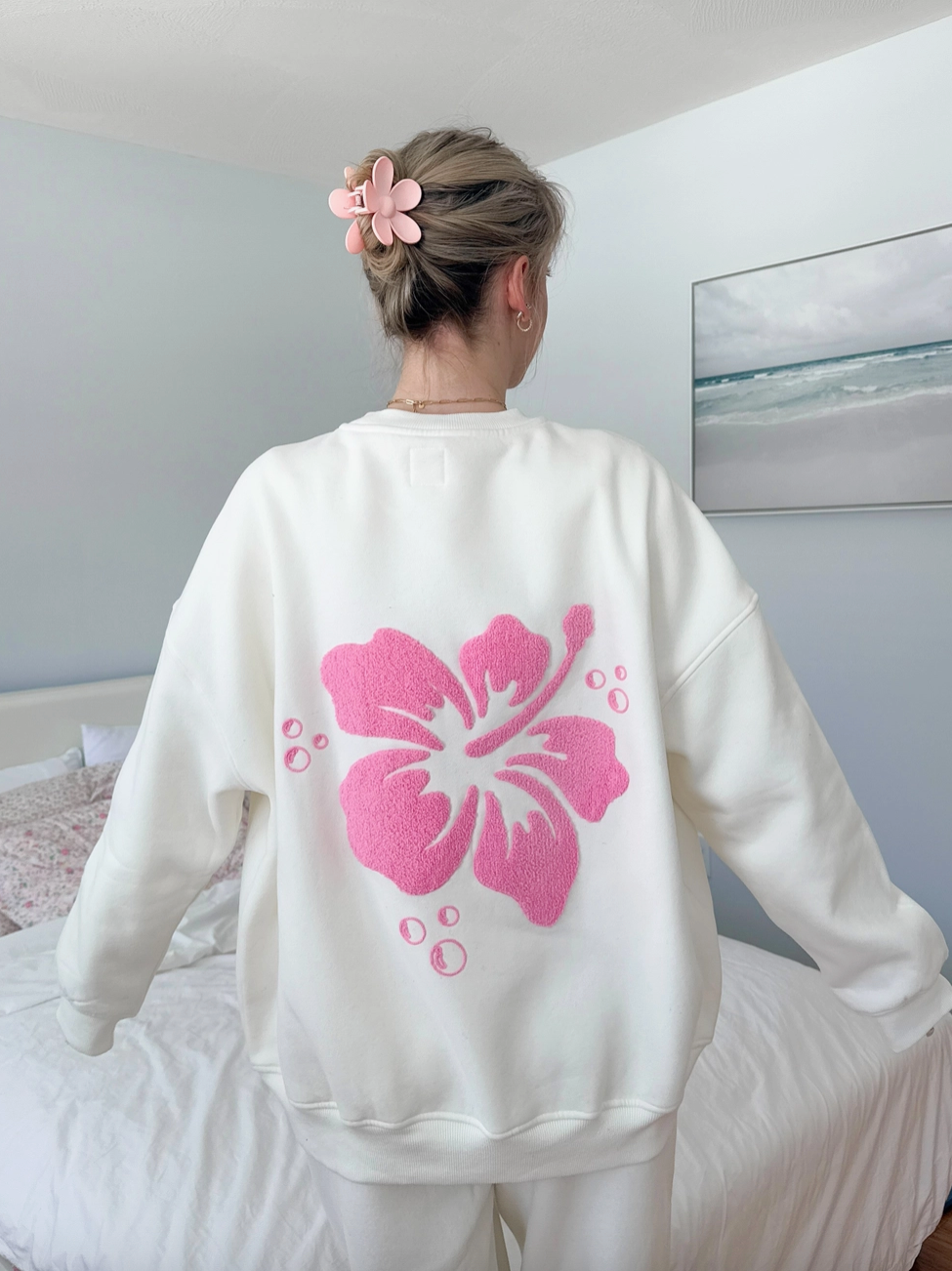 Hibiscus Flower Sweatshirt