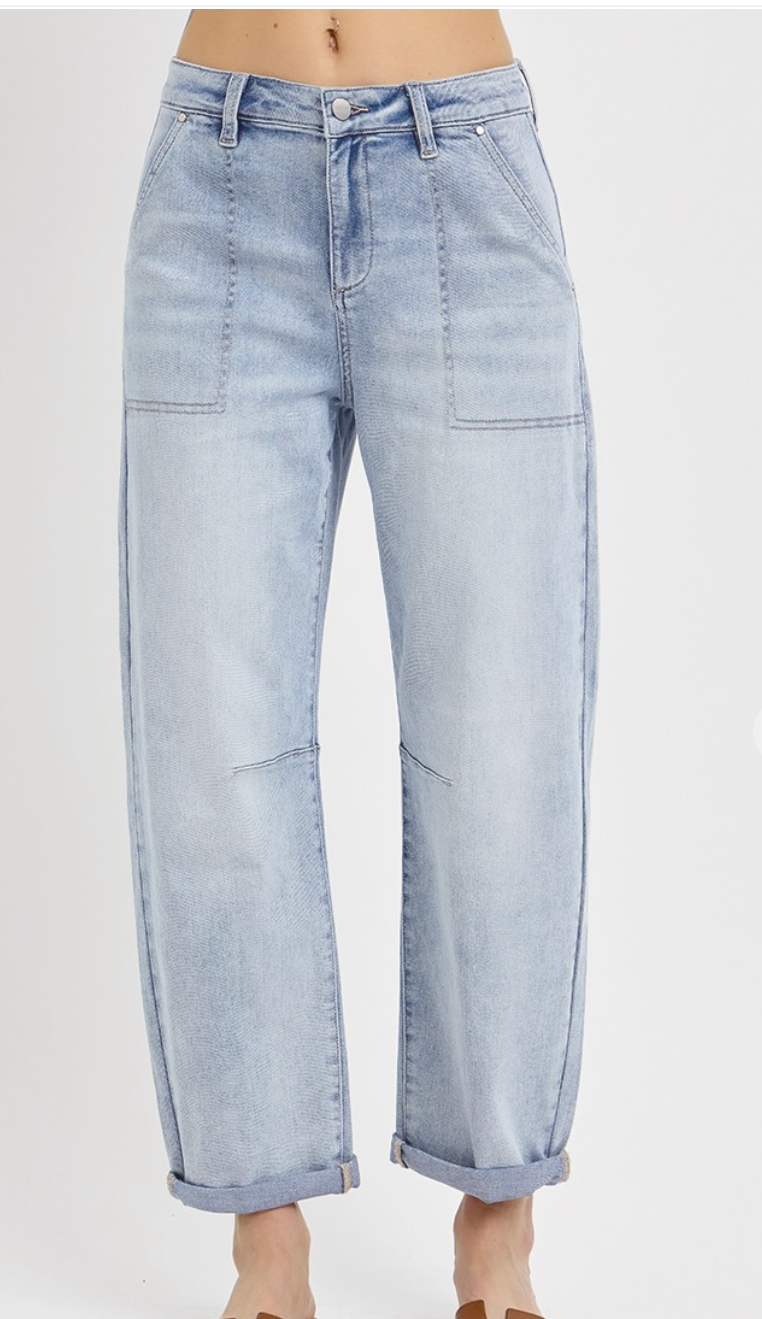 Sun Kissed Barrel Jeans