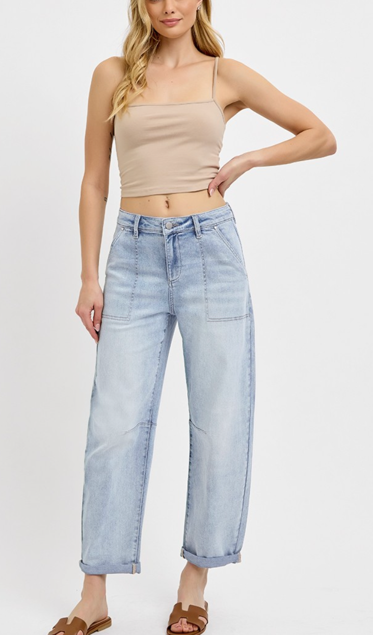 Sun Kissed Barrel Jeans