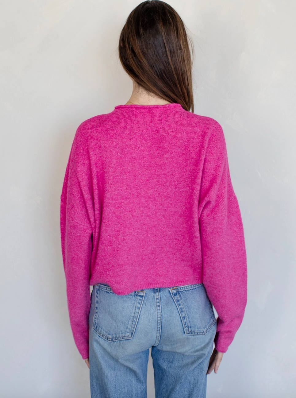 In The Moment Cardigan - Fuschia