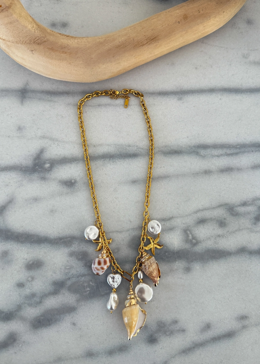 So Charming Shell Charm Necklace