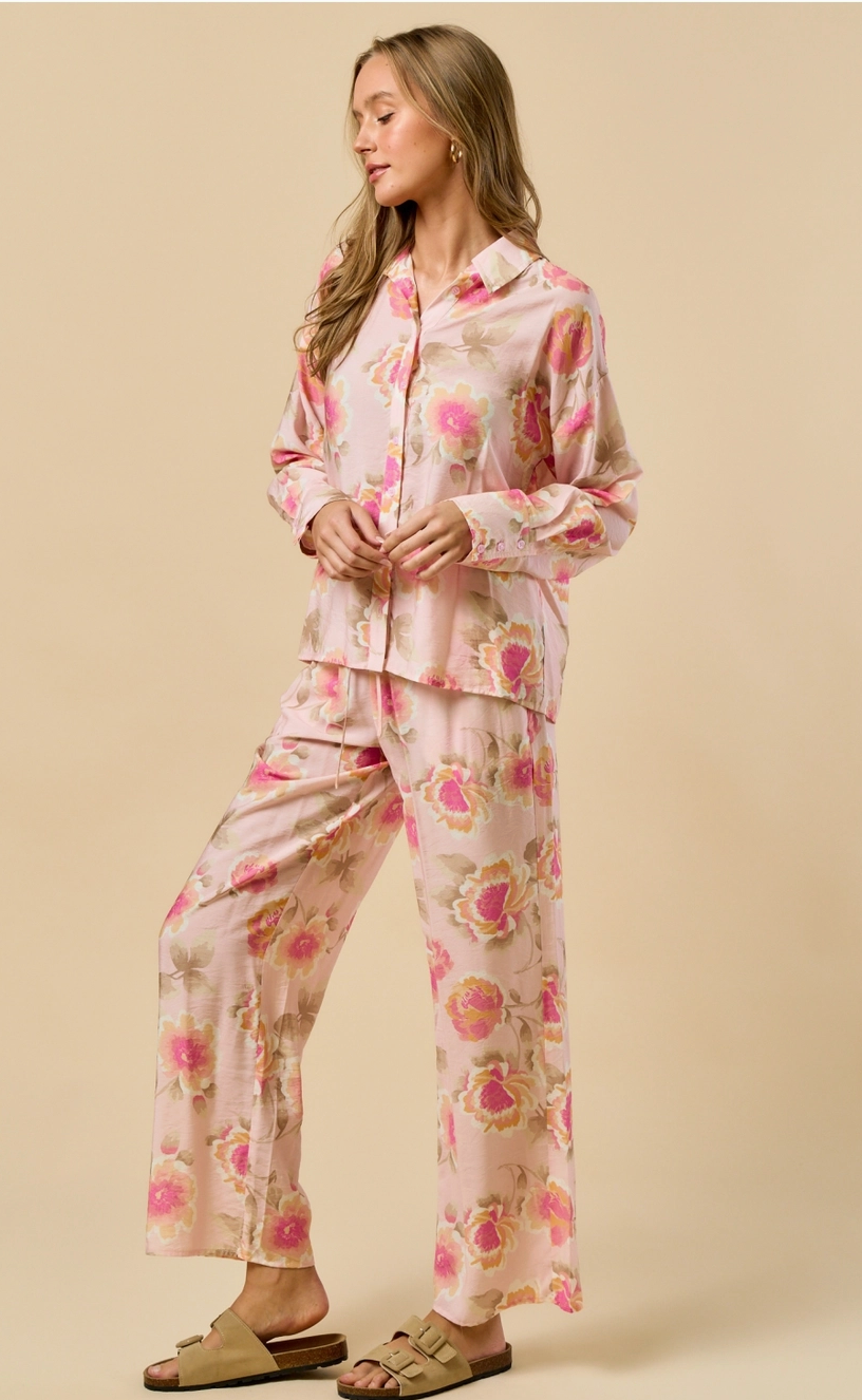 Soft Blooms Light Weight Pants