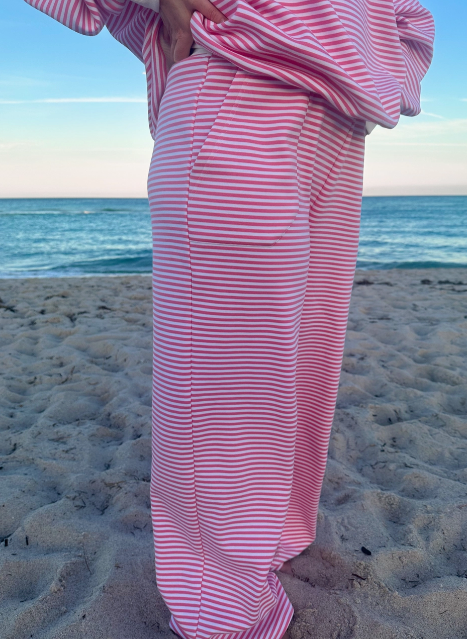 Take Me With You Lounge Pants - Strawberry Pink