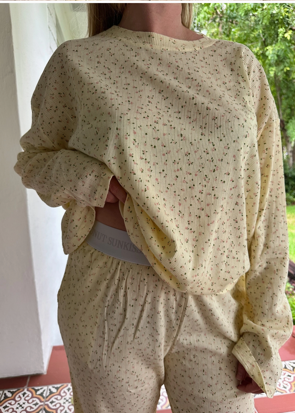 Floral Dreams Pajama Top