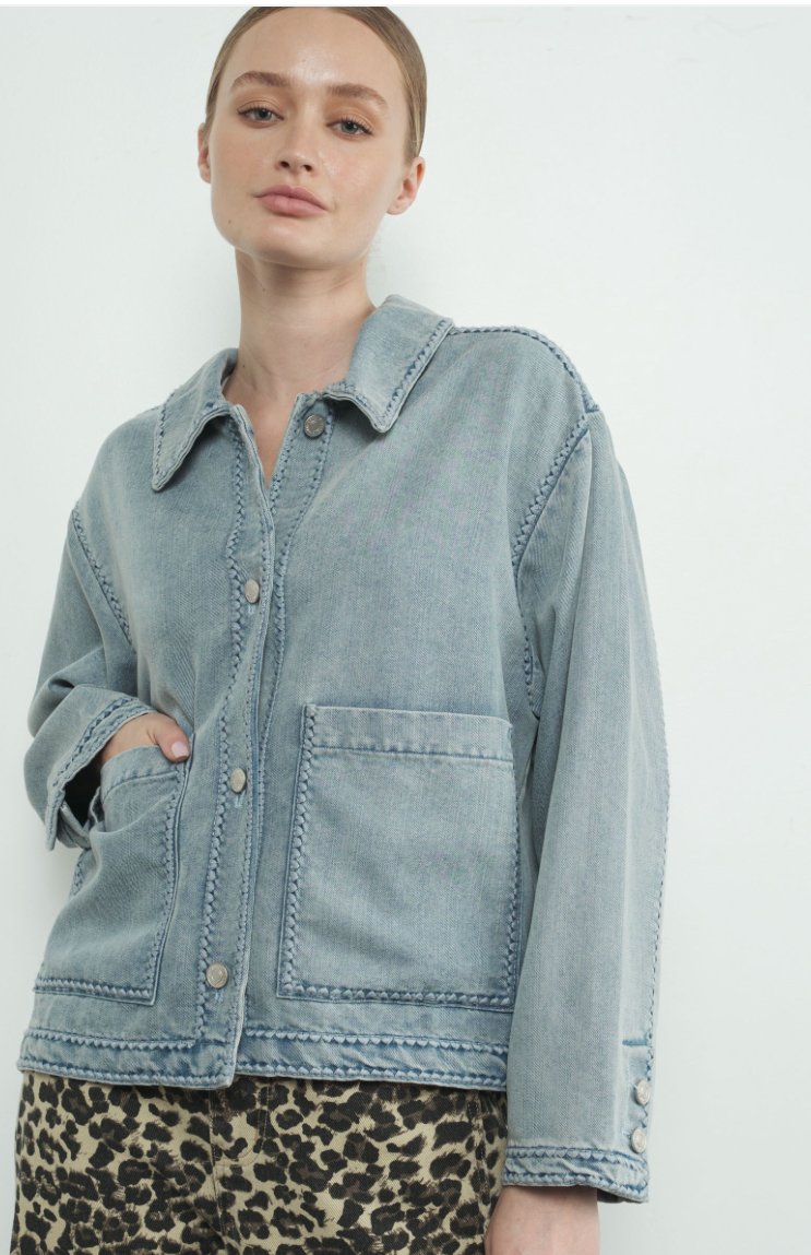 Tidal Wave Jean Jacket