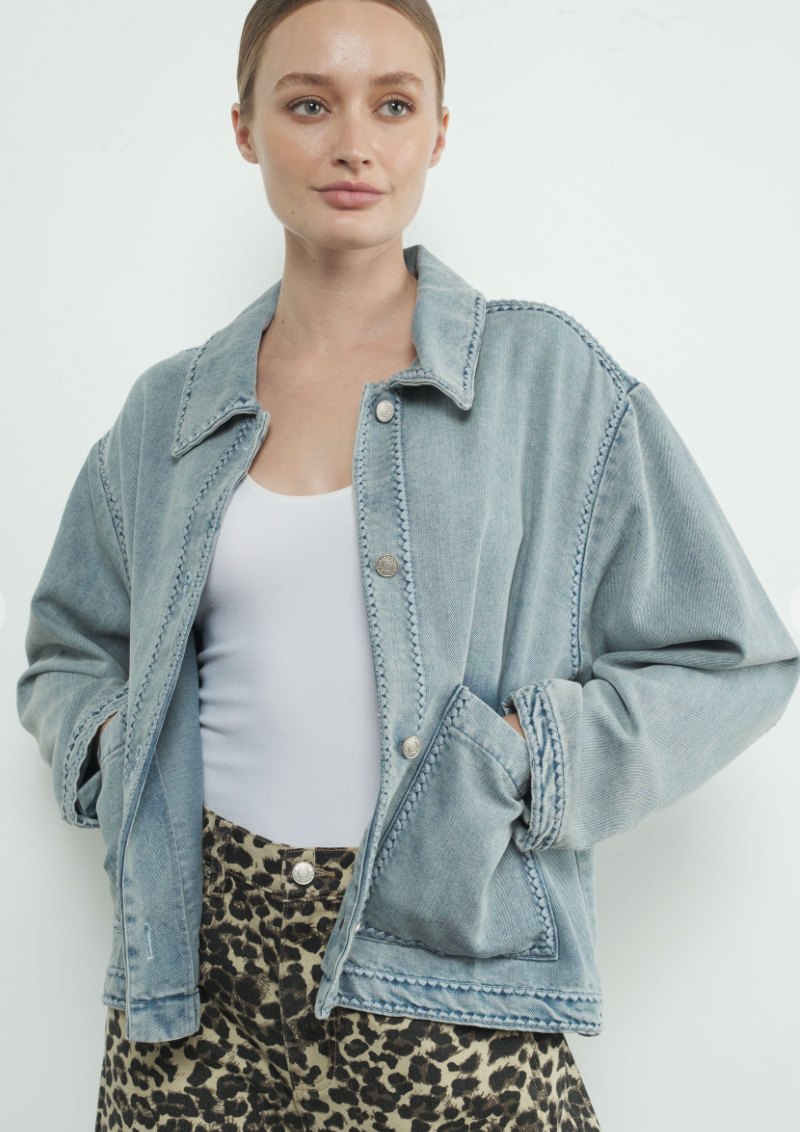 Tidal Wave Jean Jacket
