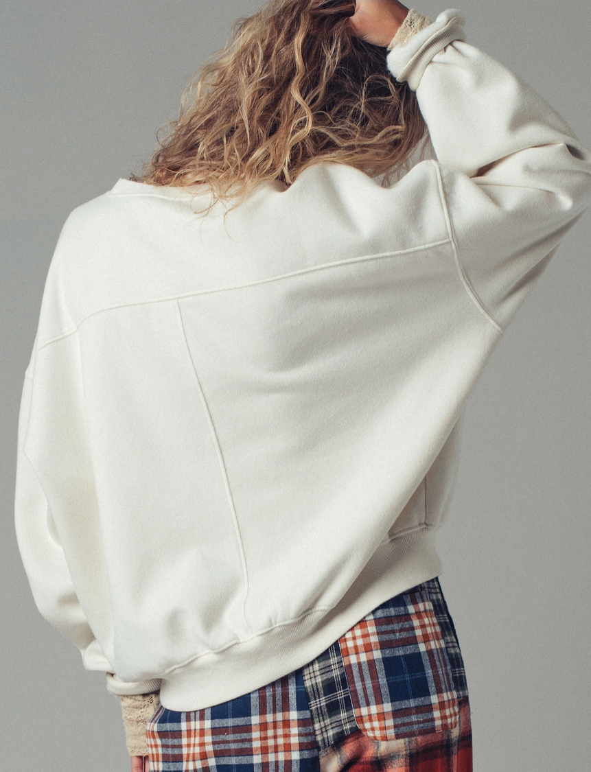 Low Tide Pullover Sweatshirt - Chalk