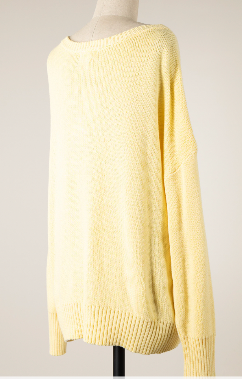 Feels Like Sunshine Cotton Sweater