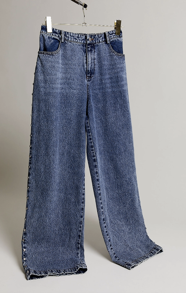 Stud Detail Denim Jeans