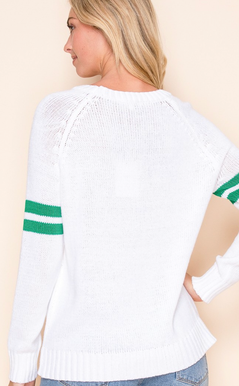 Let's Go To The Beach - Pink & Green