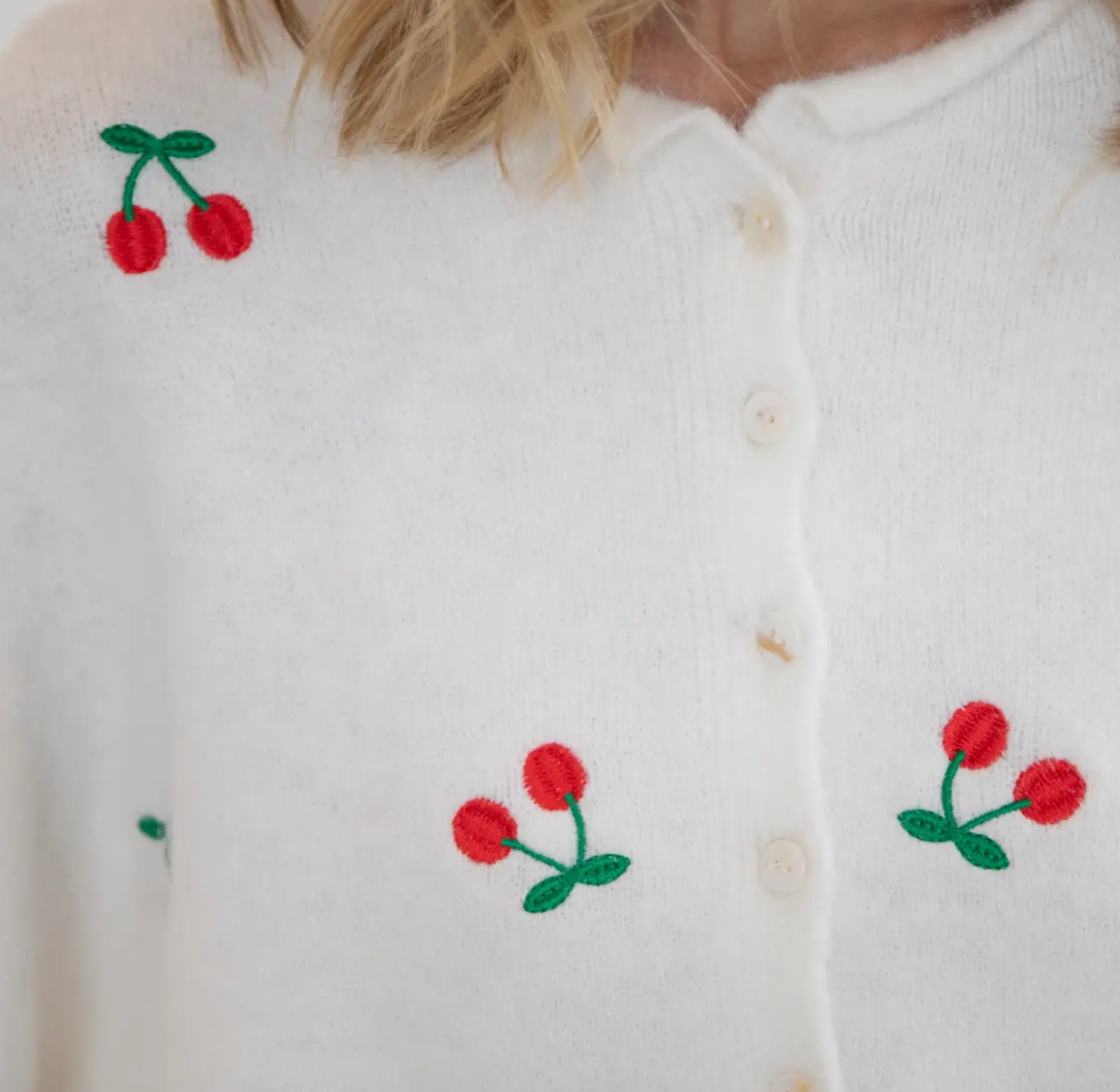 In The Moment Cardigan - Cherries