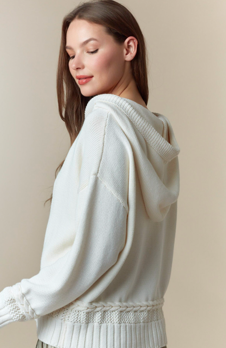 Cable Knit Zip Up Cardigan RESTOCKED!!