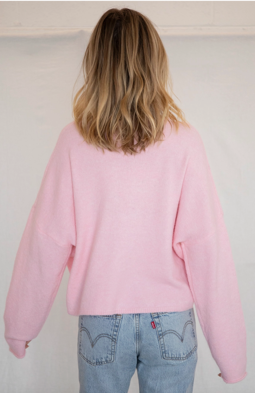 In The Moment Cardigan - Strawberries