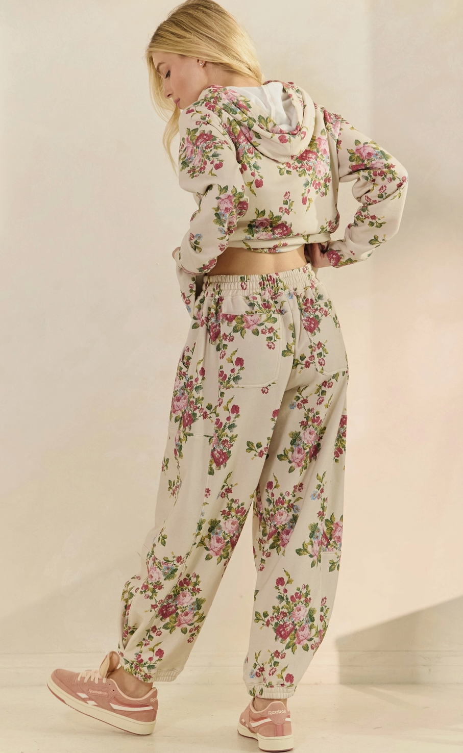 Get Cozy Floral Hoodie