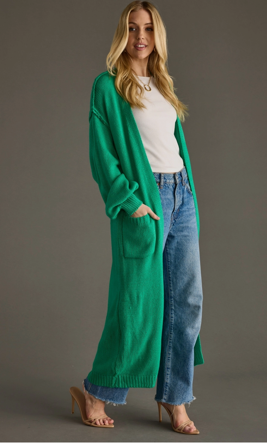 Maxi Sweater - Green
