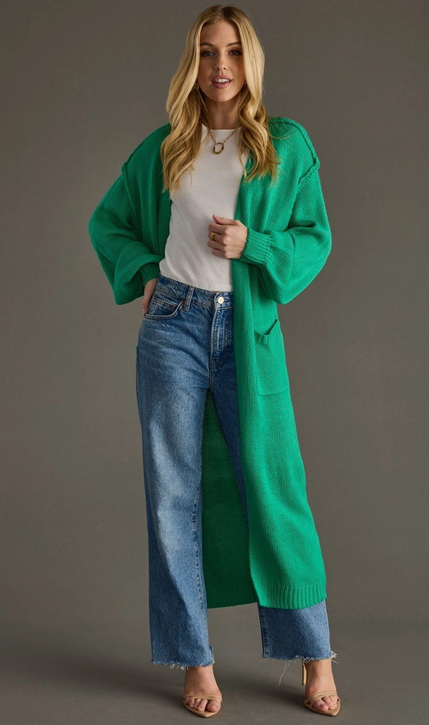 Maxi Sweater - Green