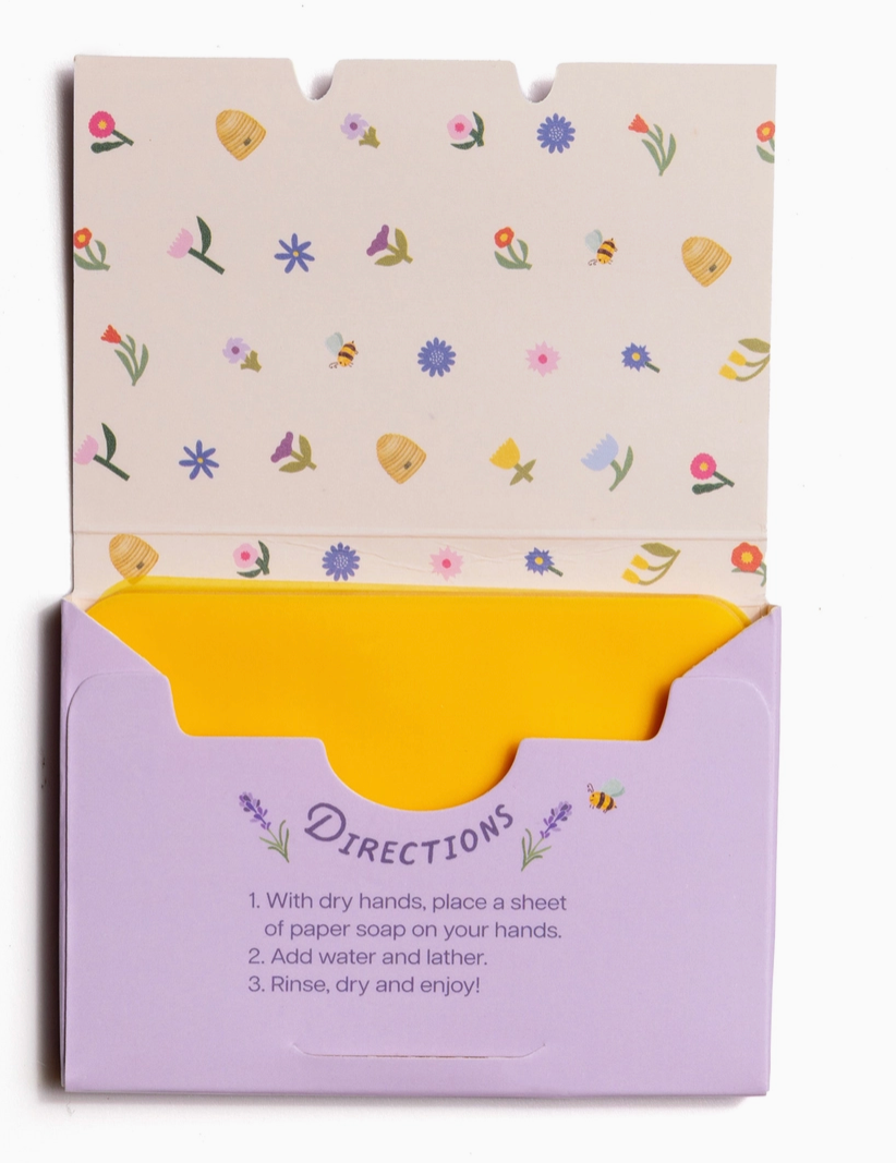 Lavender Honey Paper Soap