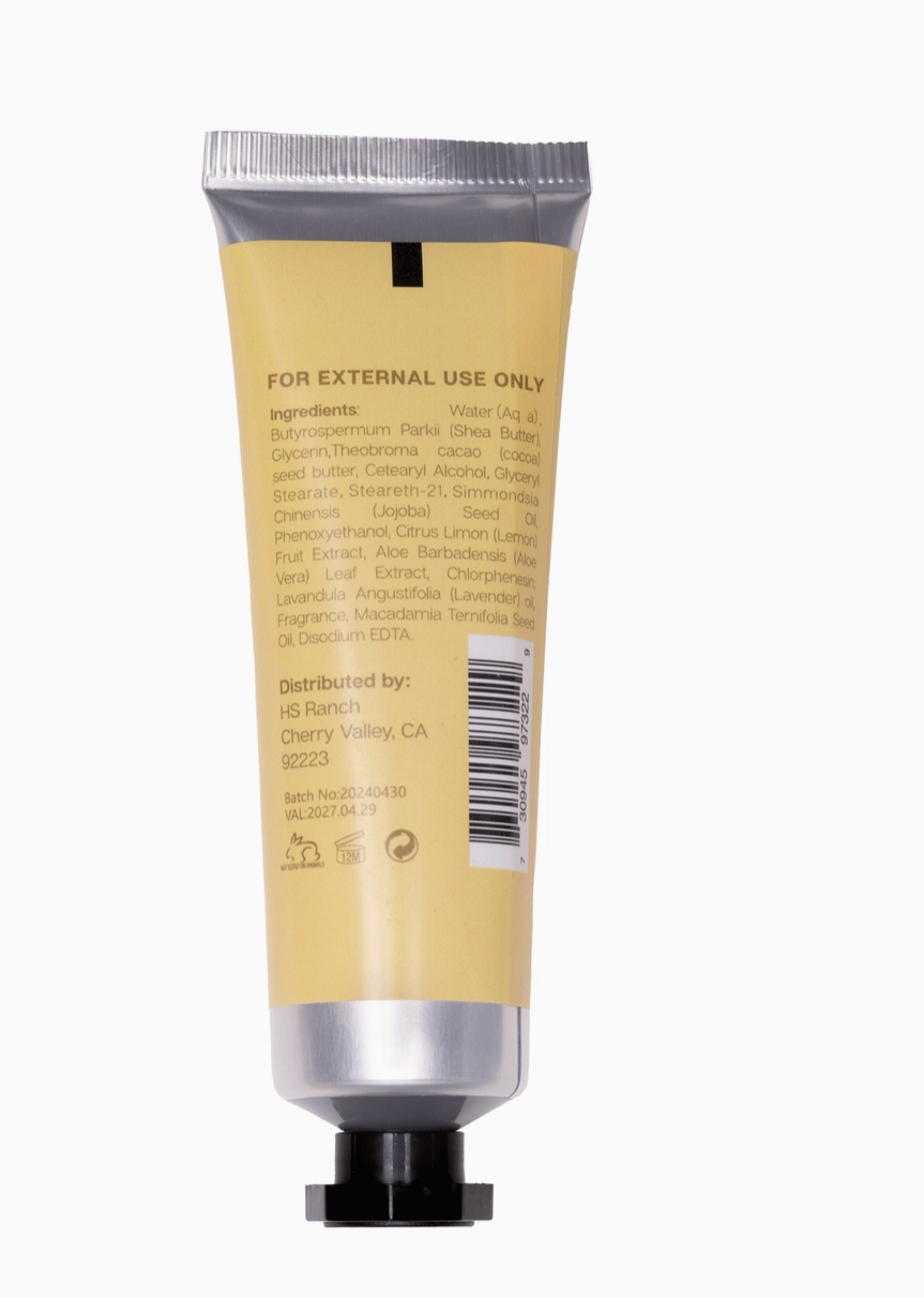 Honey Lavender Hand Cream - Travel Size 1 oz