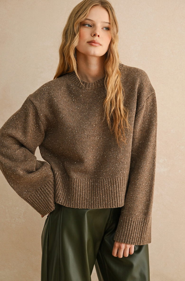 Everyday Ease Sweater - Chocolate