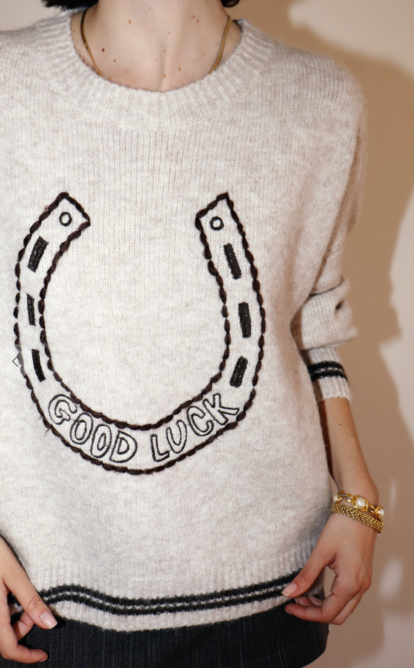 Good Luck Pullover Sweater