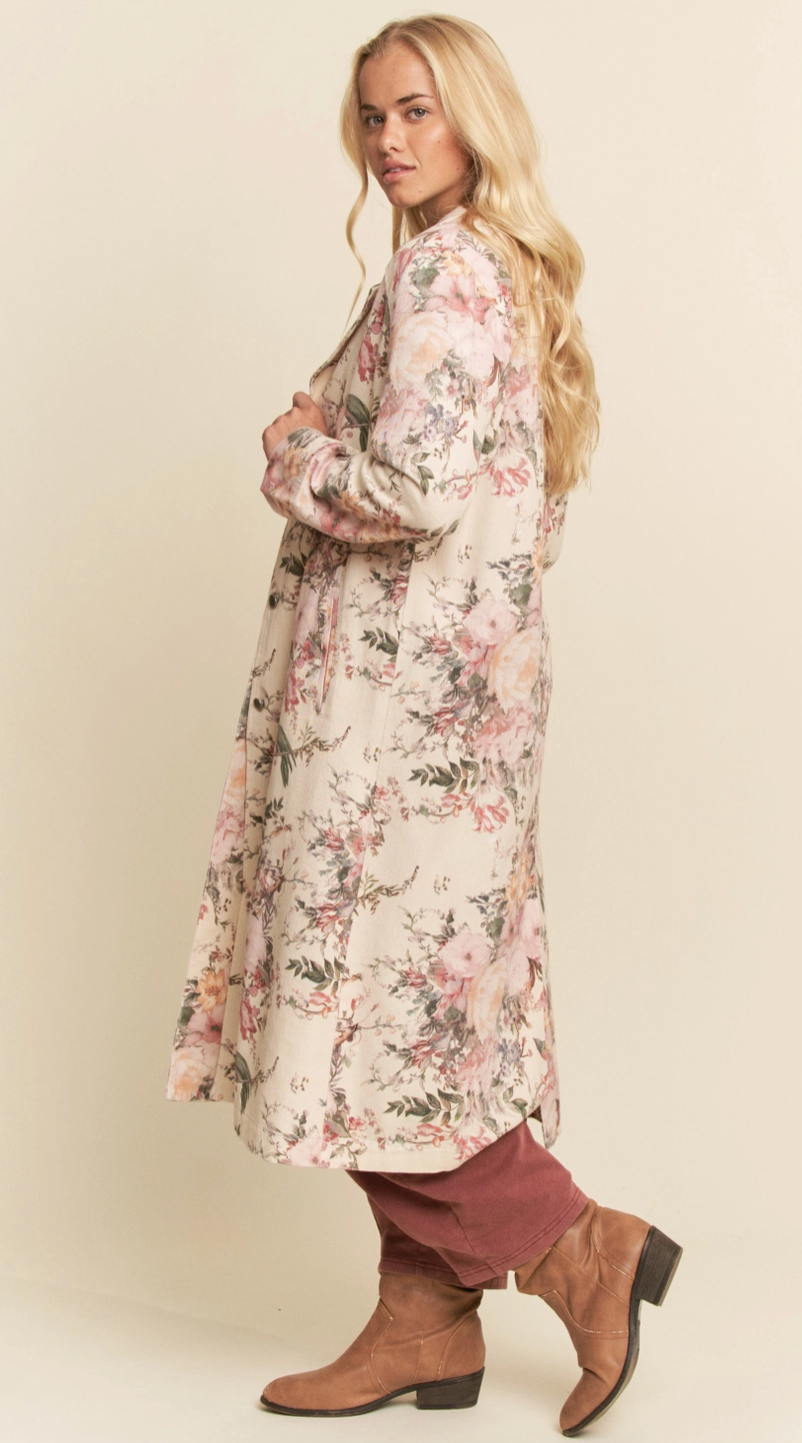 Trench Coat - Floral