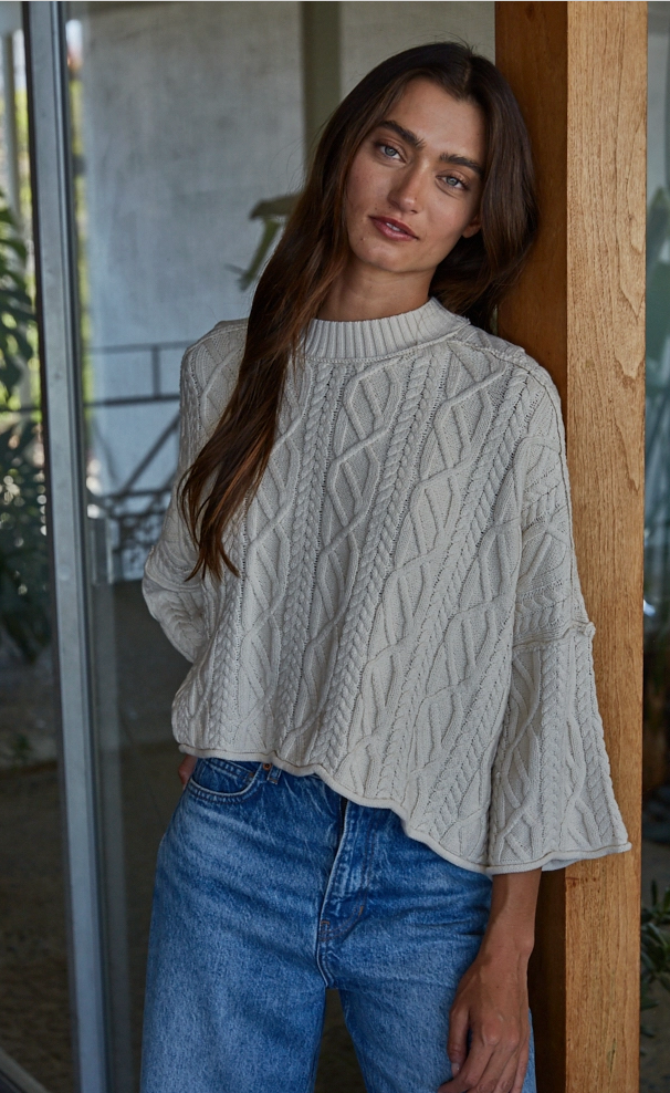 Moonlight Cropped Sweater