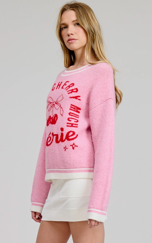 Love You Cherry Much Sweater