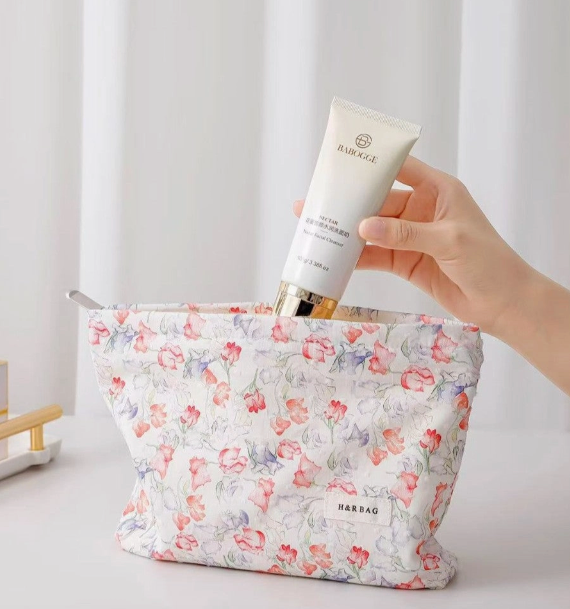 Cosmetic Bag - Multi Flower