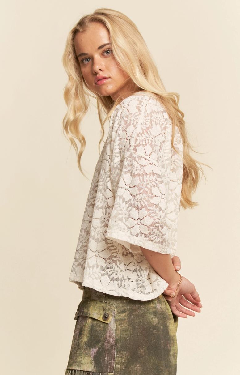 Pure Romance Lace T-Shirt