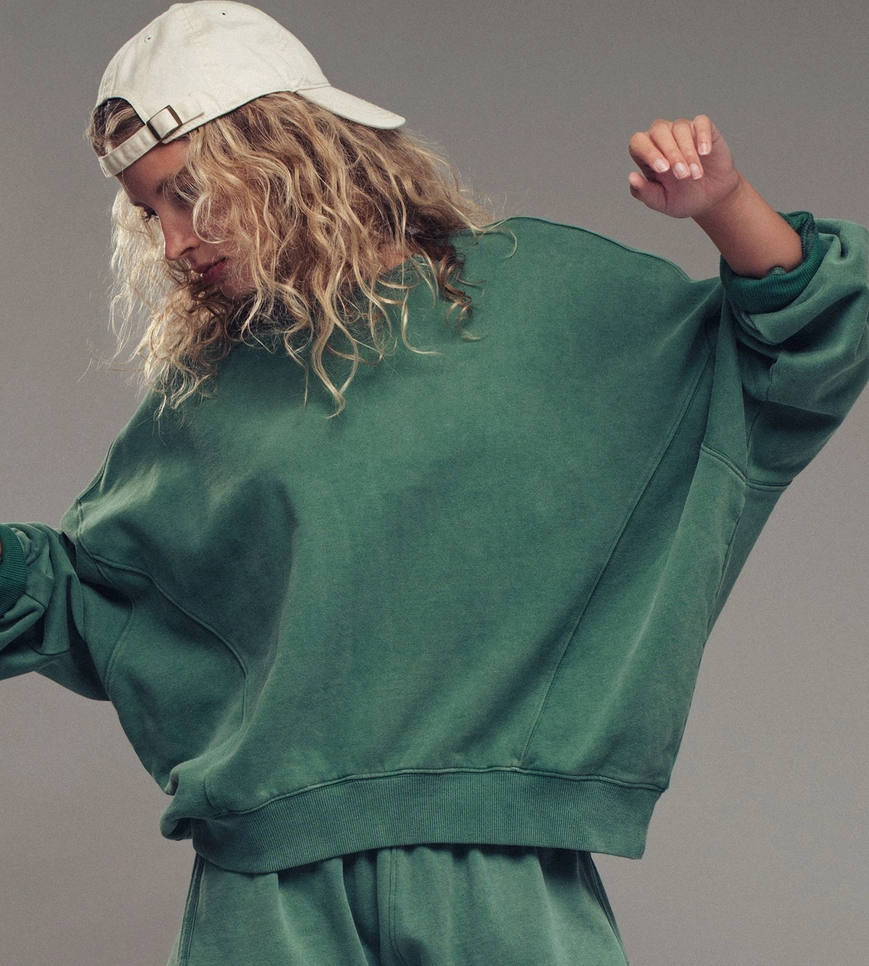 Low Tide Sweatshirt - Emerald/Army Green