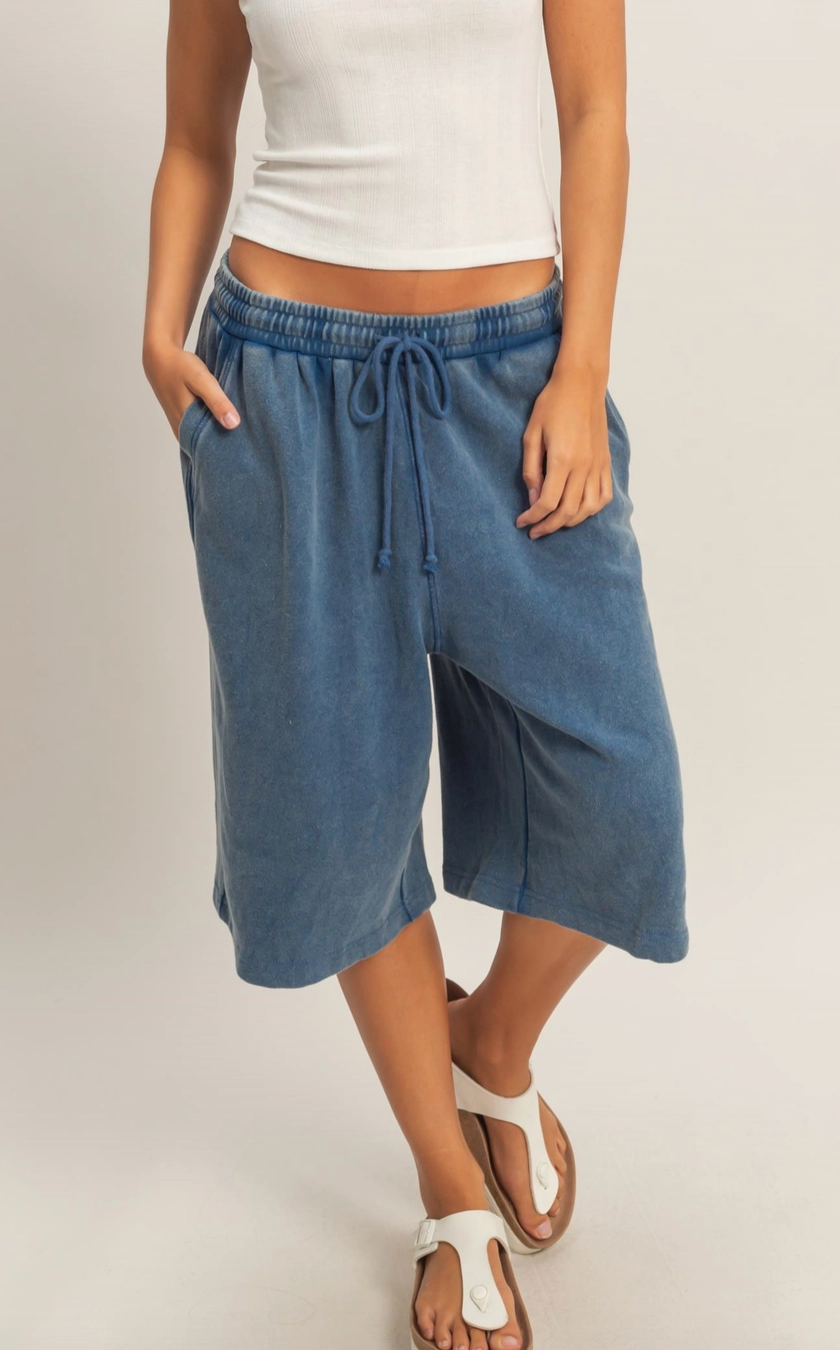Laid Back Jort - Washed Navy