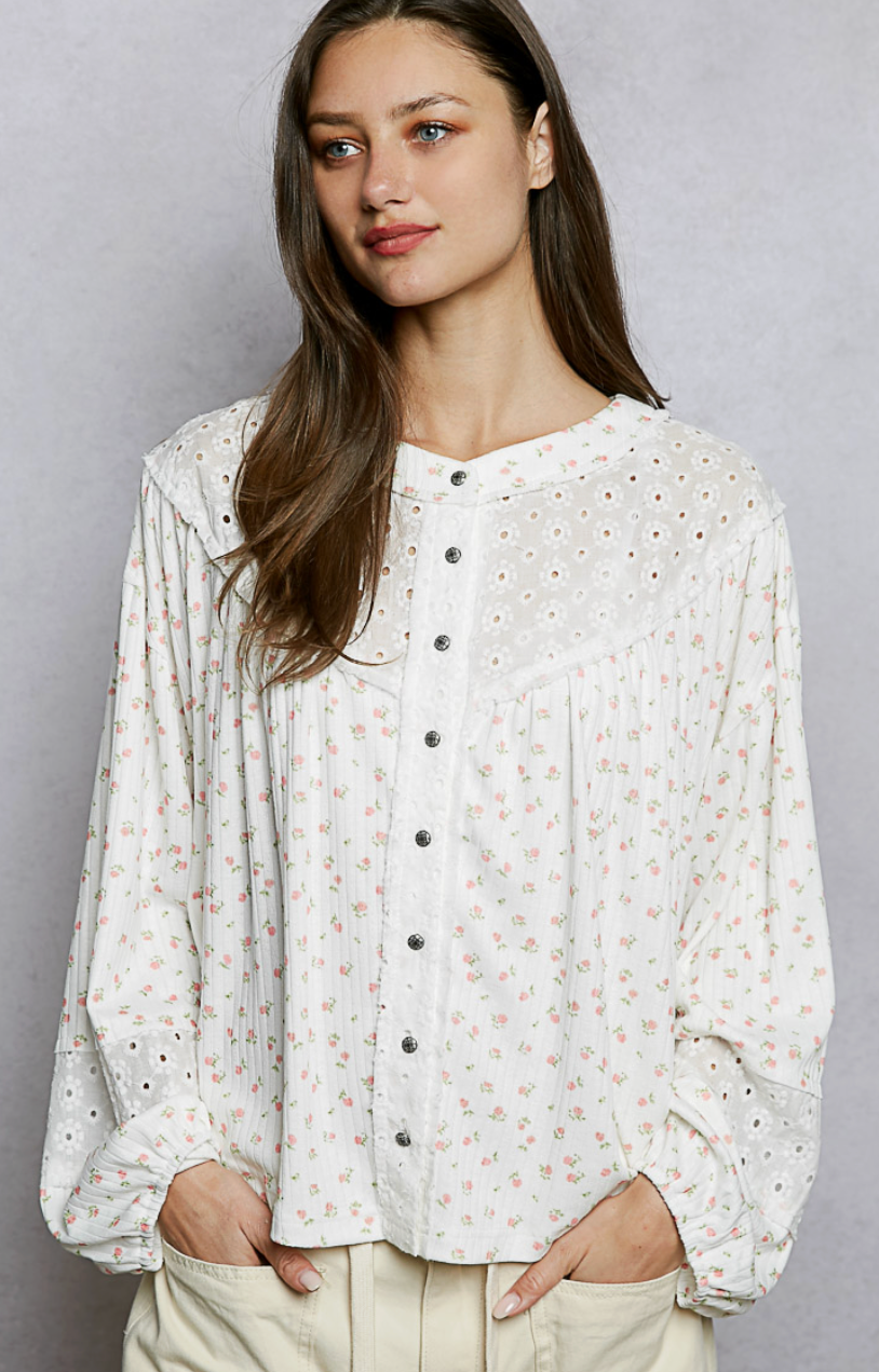 Soft Blooms Floral Top